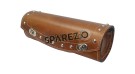 Universal Fit Indian Motorbike Front Side Brown Tan Genuine Leather Tool Bag - SPAREZO
